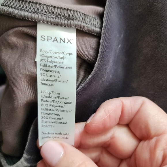 SPANX HIGH WAIST VELVET LEGGINGS - Picture 5 of 6